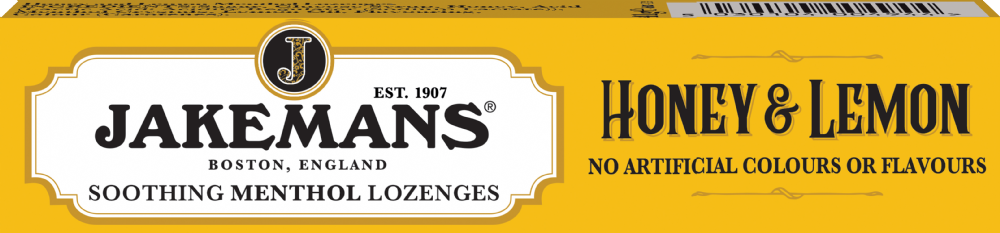 Jakemans Honey & Lemon Menthol Sweets - Stick Pack 41G