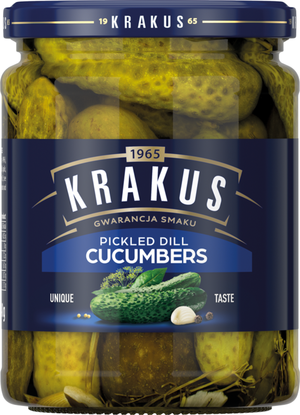 Krakus Pickled Dill Cucumbers 490G