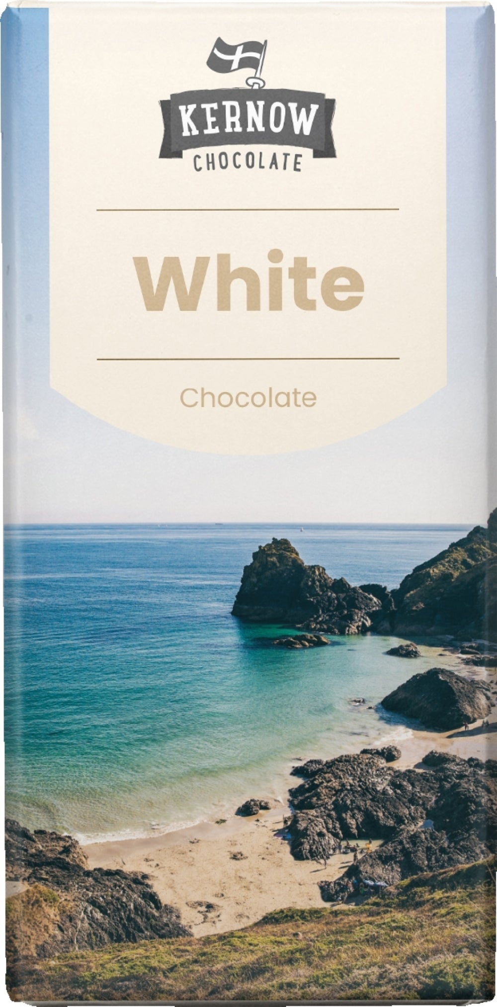Kernow Chocolate White Chocolate Bar 100G