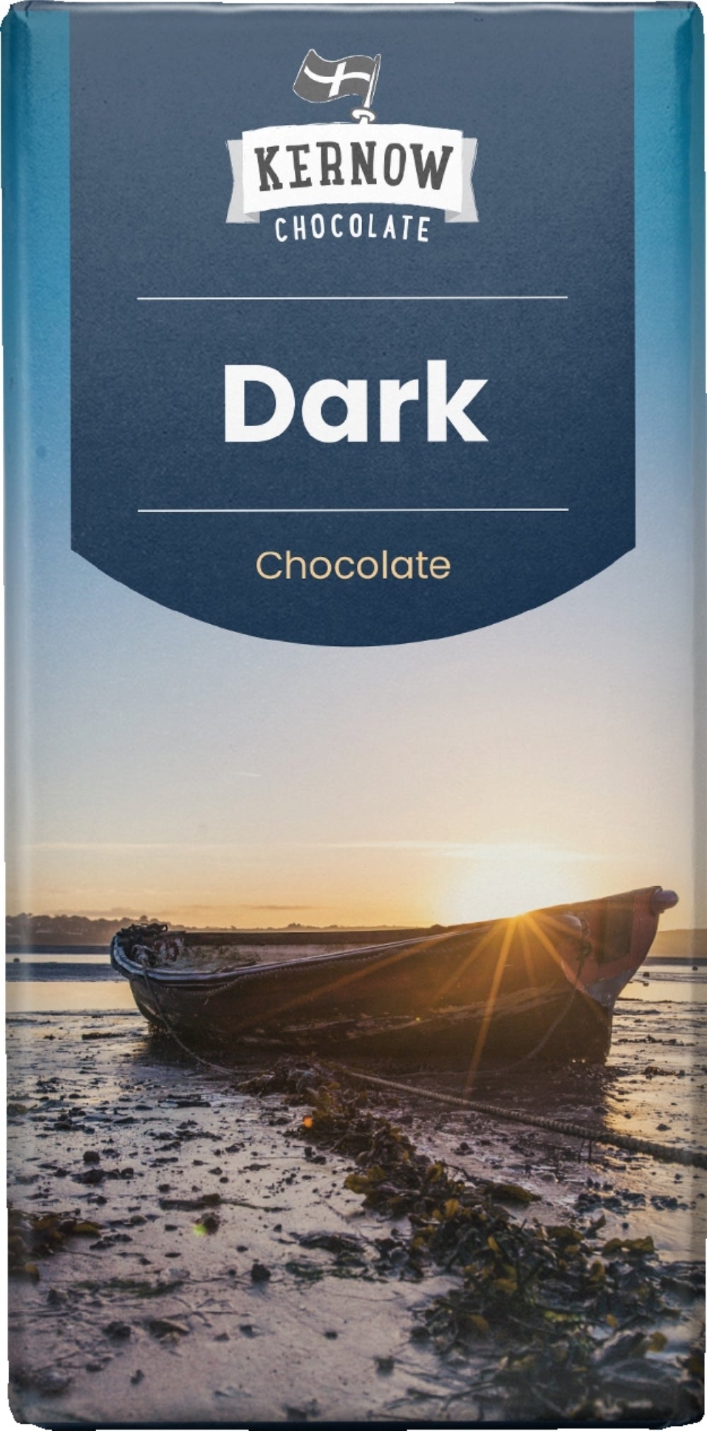 Kernow Chocolate Dark Chocolate Bar 100G