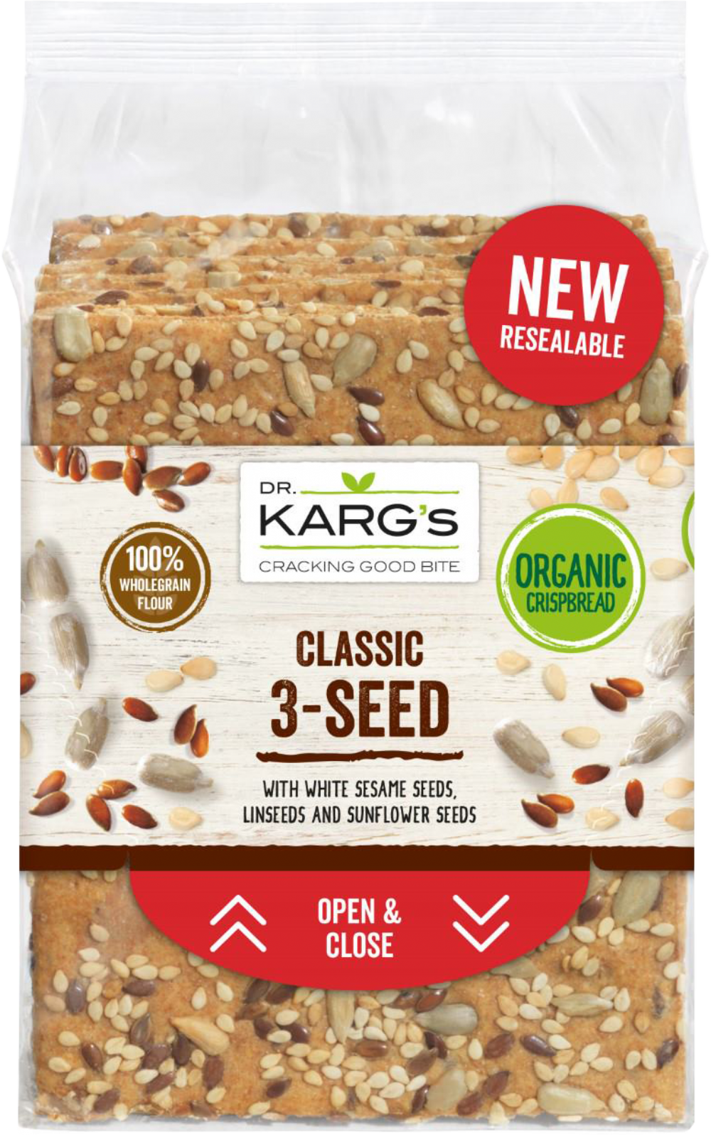 Dr. Karg's Classic 3 Seed Crispbread 200G