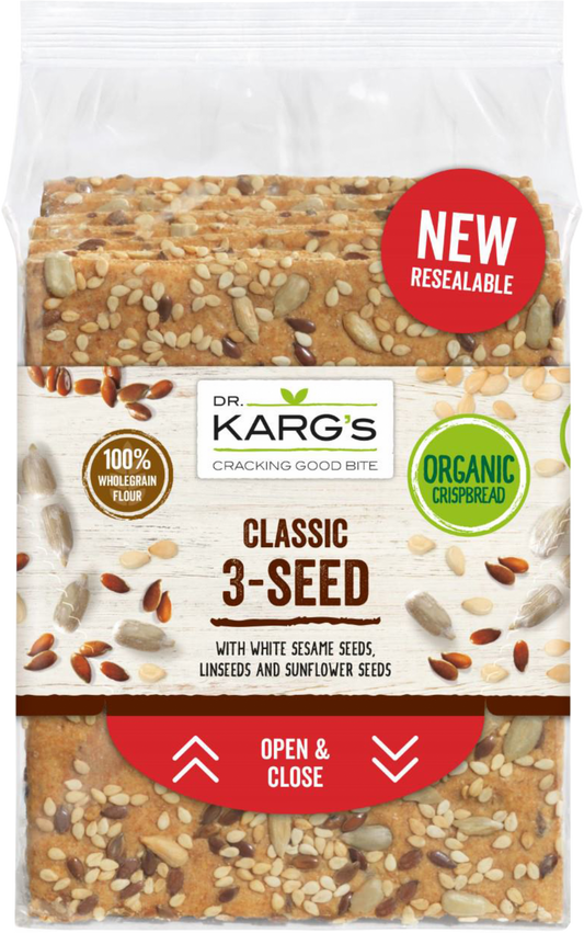 Dr. Karg's Classic 3 Seed Crispbread 200G