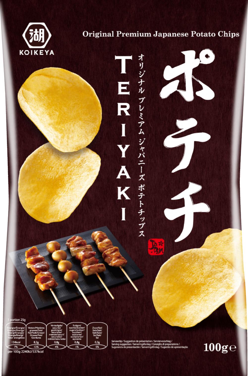 Koikeya Potato Crisps - Teriyaki 100G