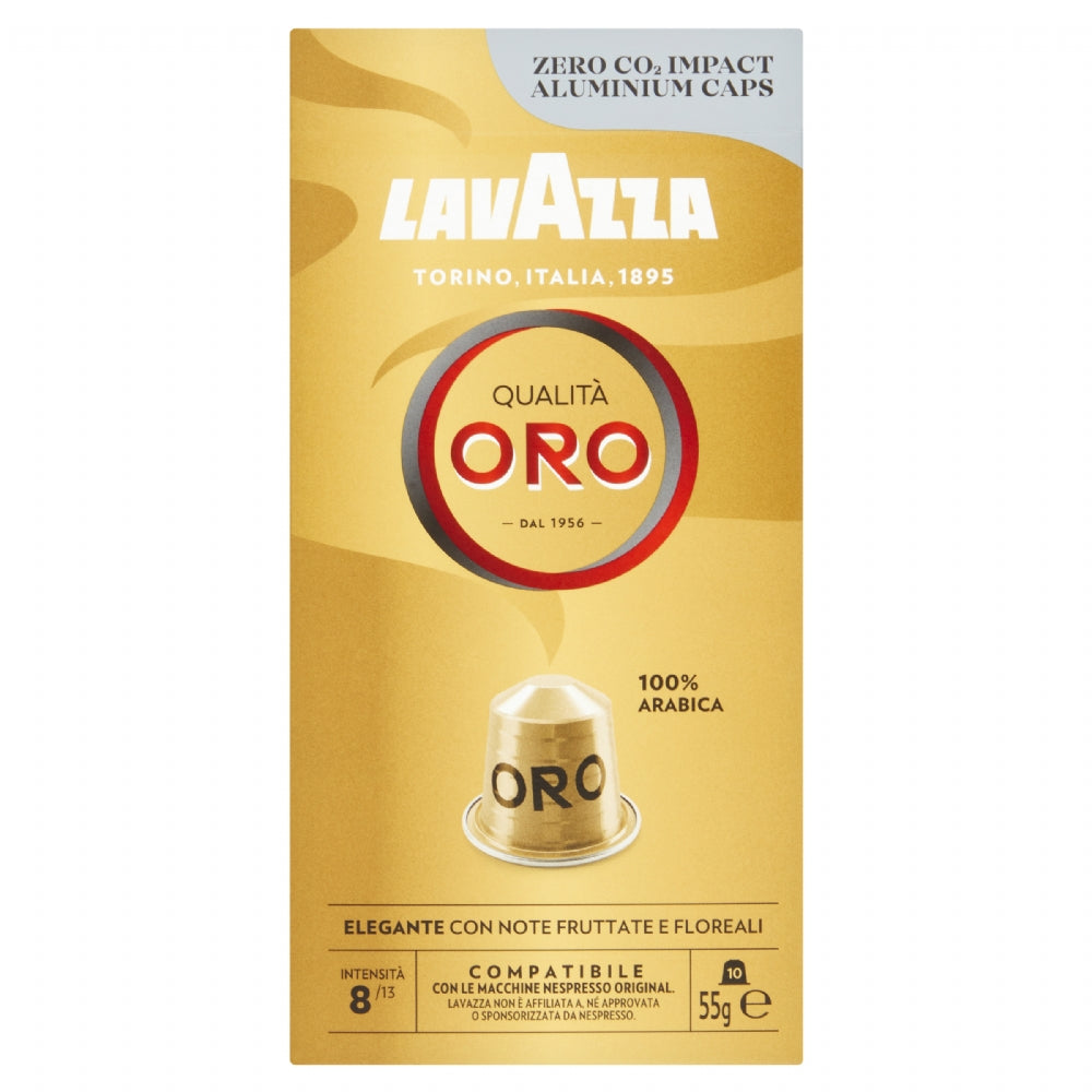Lavazza Qualita Oro Nespresso Compatible Capsules 55G