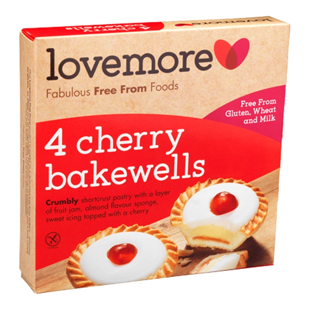 Lovemore 4 Cherry Bakewells 190G