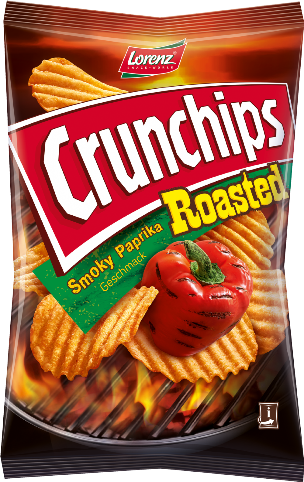 Lorenz Crunchips - Roasted Smoky Paprika 120G