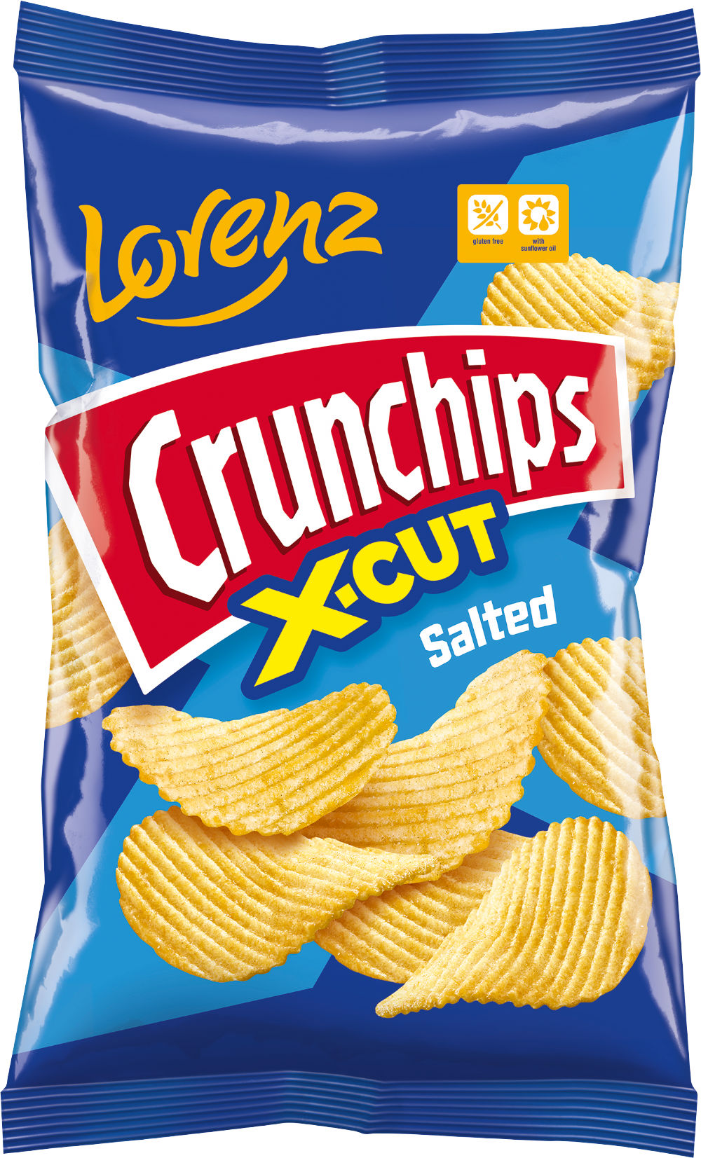 Lorenz Crunchips X-Cut - Salted 130G