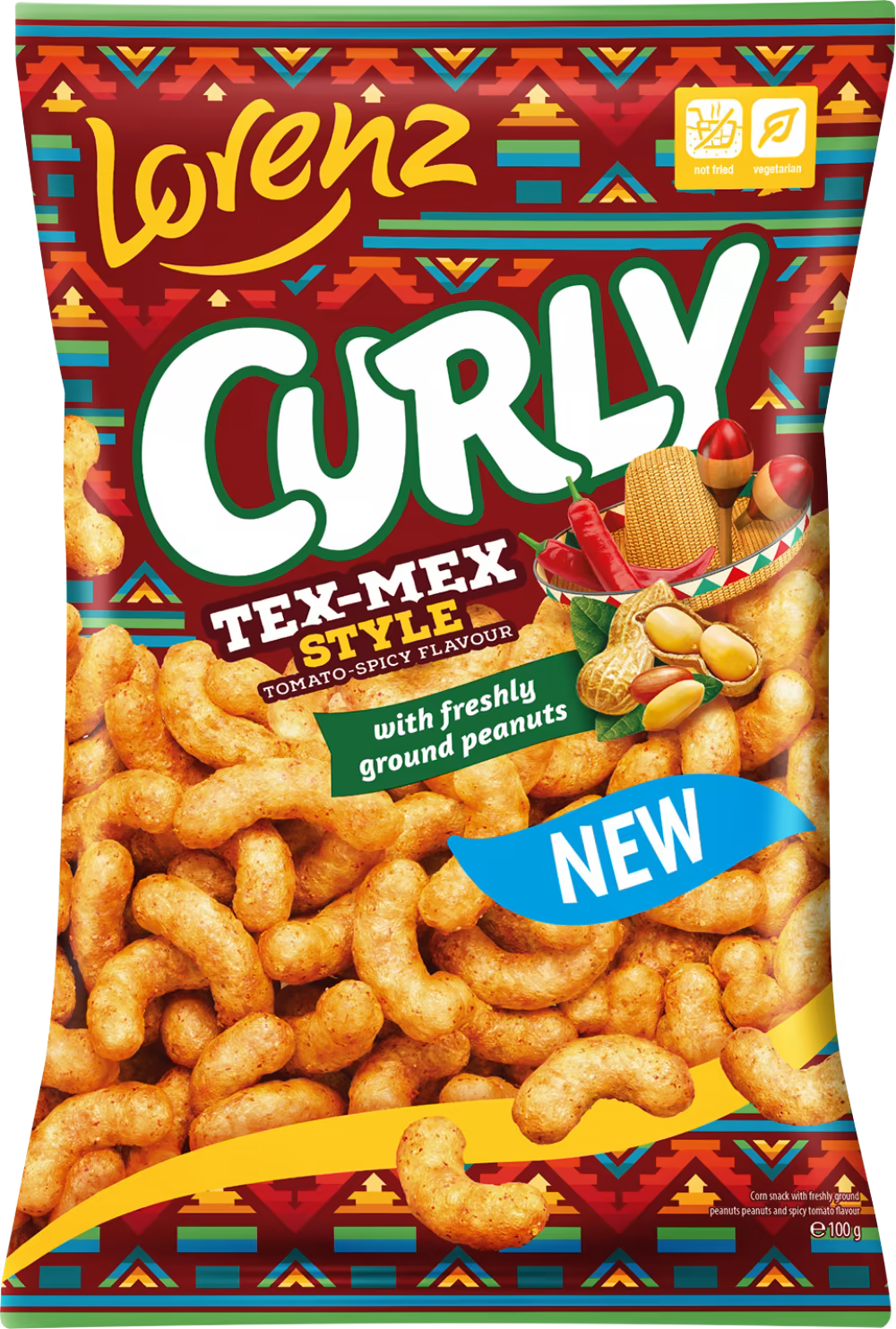 Lorenz Curly Tex - Mex snacks, 100g