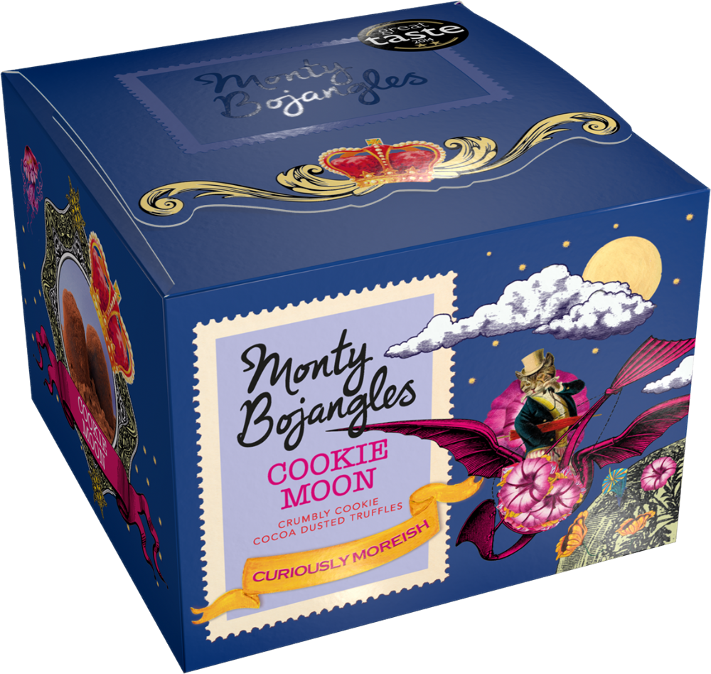 Monty Bojangles Cookie Moon Cocoa Dusted Truffles 150G