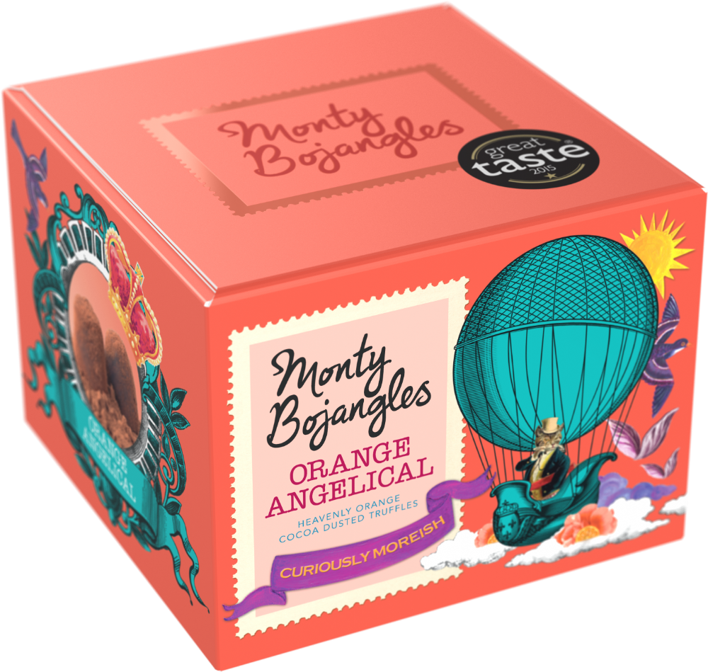 Monty Bojangles Orange Angelical Cocoa Dusted Truffles 150G