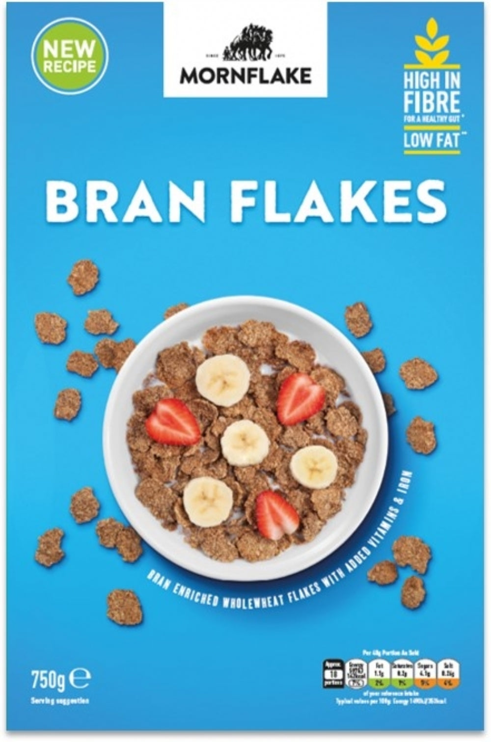 Mornflake Bran Flakes 750G
