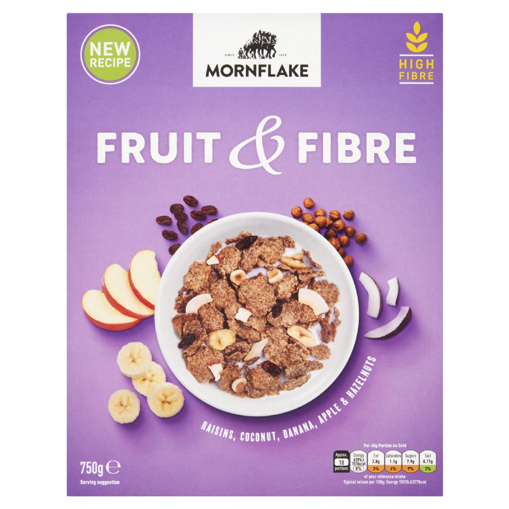 Mornflake Fruit & Fibre 750G