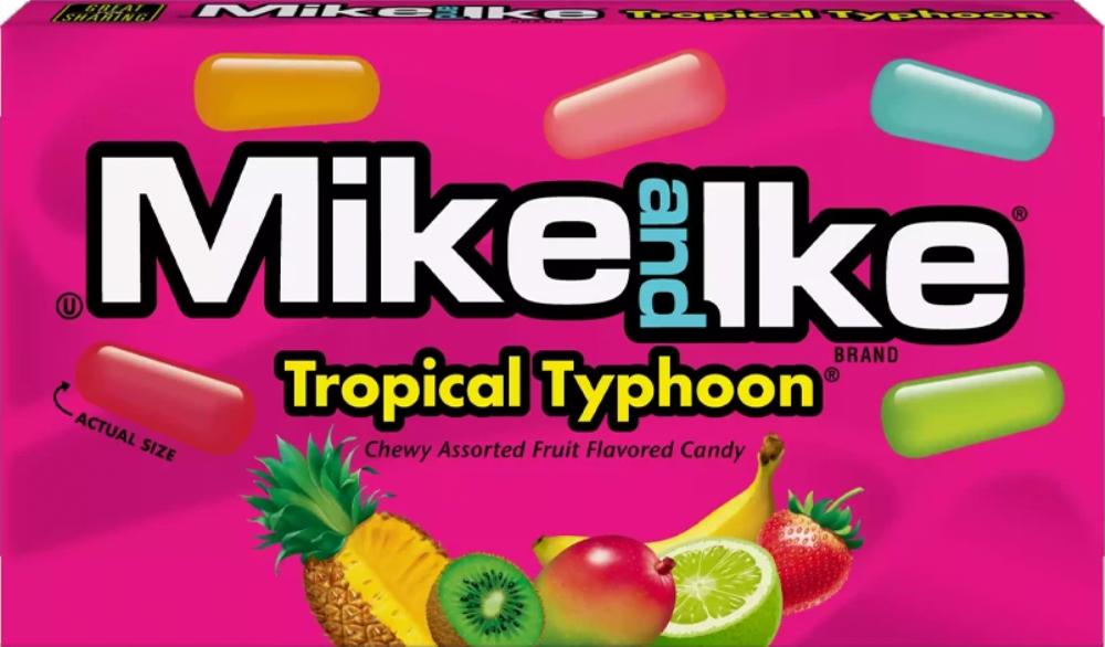 Mike And Ike Tropical Typhoon Mix 120G