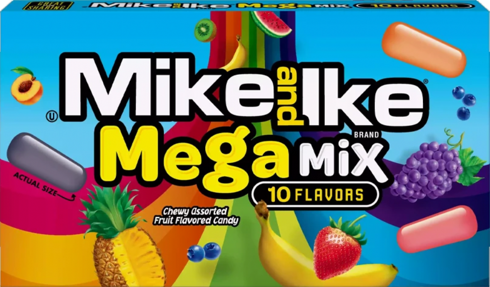 Mike And Ike Mega Mix 120G