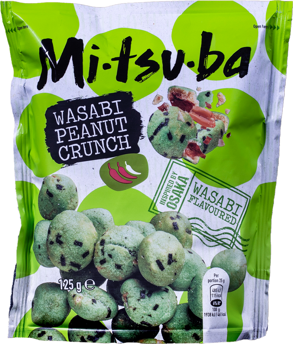 Mitsuba Wasabi Peanut Crunch 125G