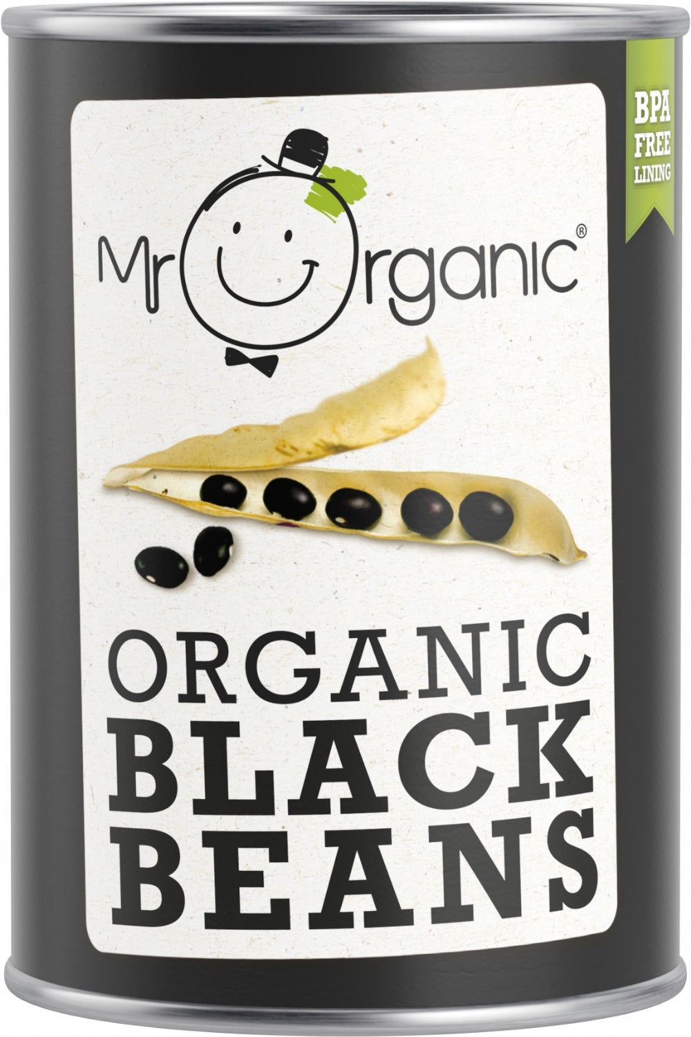 Mr Organic Organic Black Beans 400G