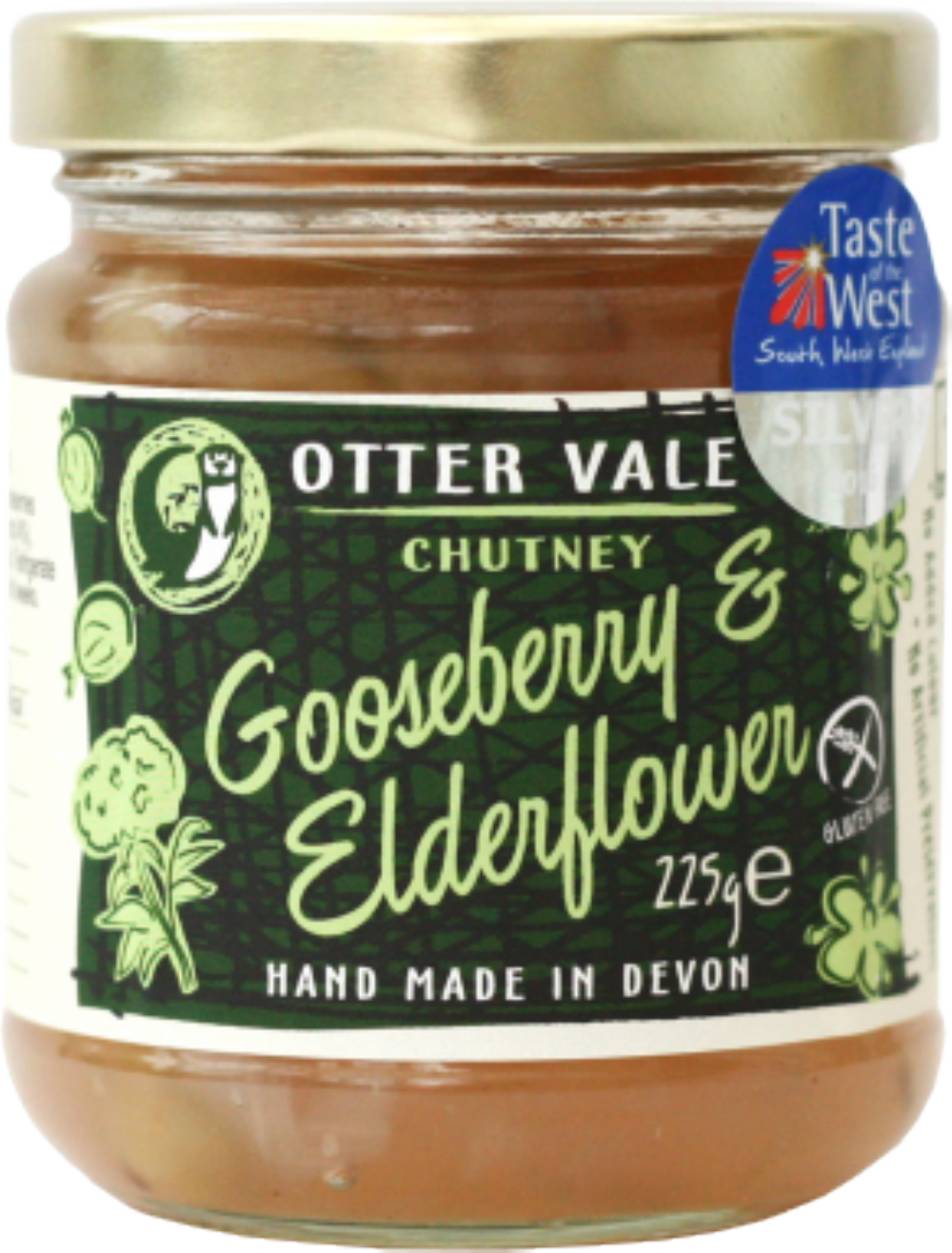 Otter Vale Gooseberry & Elderflower Chutney 225G