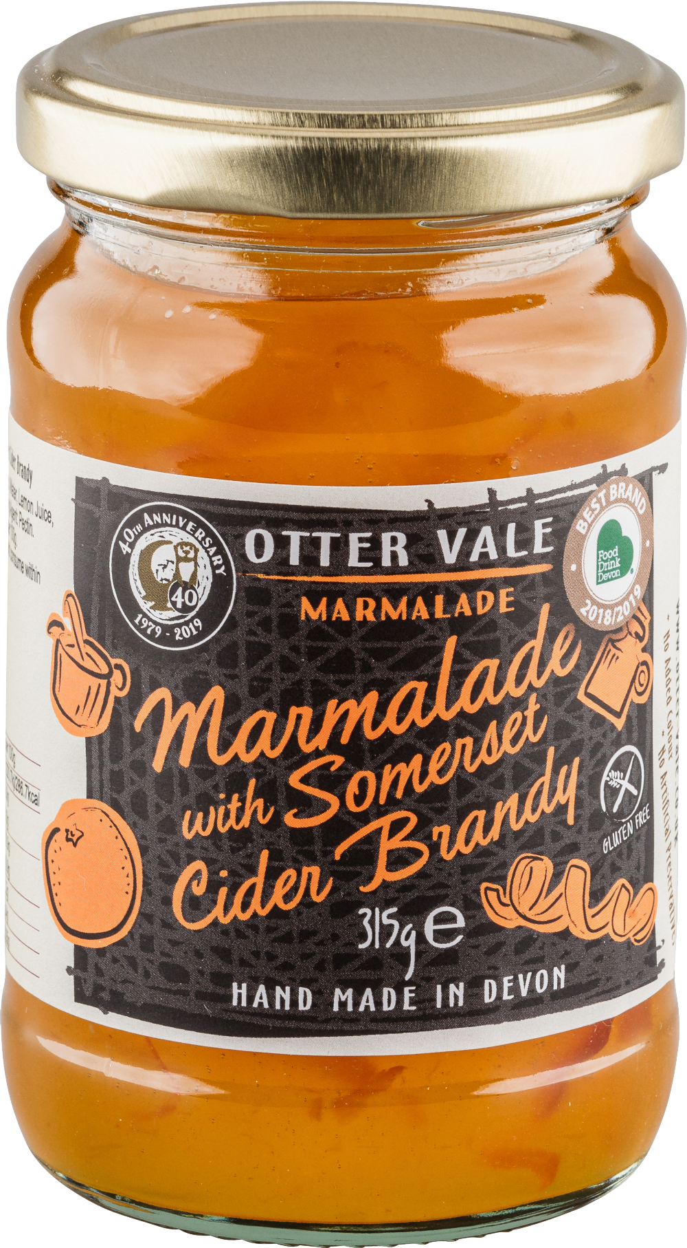 Otter Vale Marmalade With Somerset Cider Brandy 315G