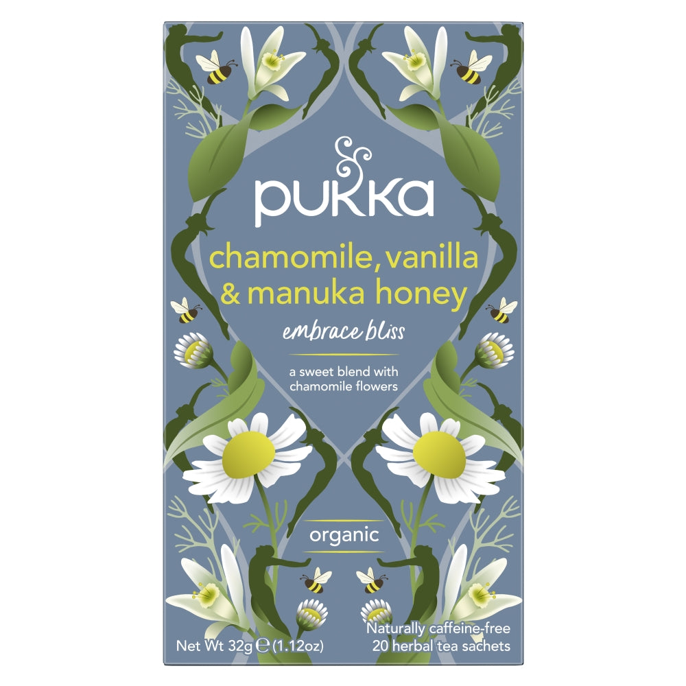 Pukka 20 Chamomile, Vanilla & Manuka Honey 32G