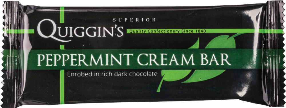 Quiggin's Peppermint Cream Bar 55G