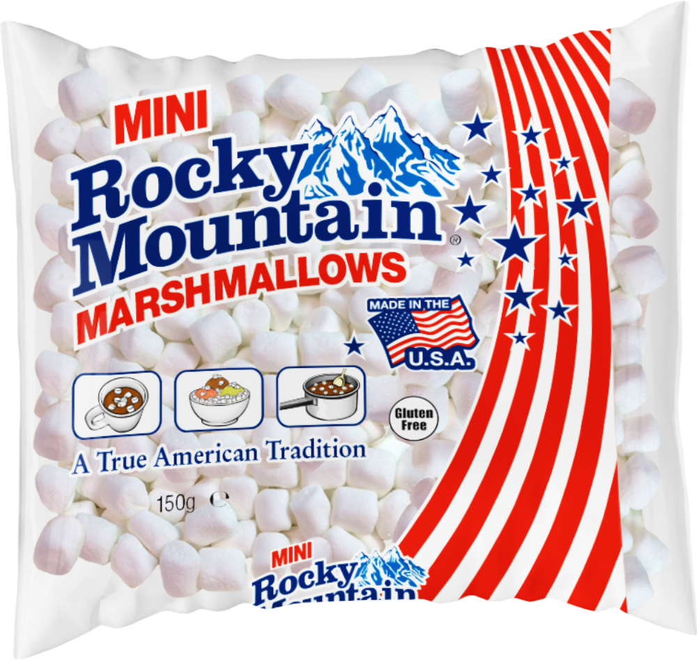 Rocky Mountain Mini Marshmallows - White 150G