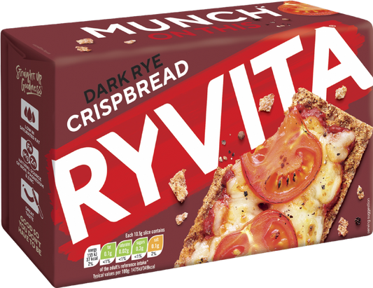 Ryvita Dark Rye Crispbread 250G