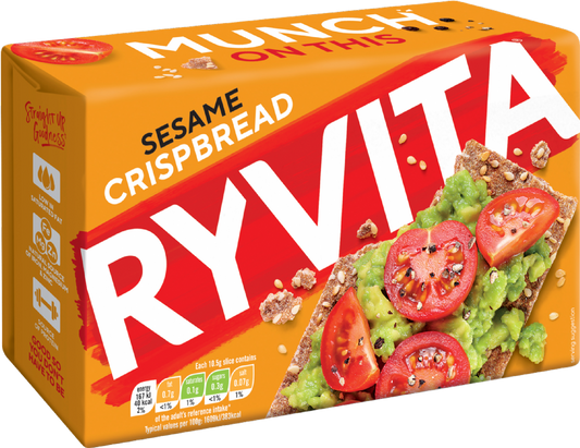 Ryvita Sesame Crispbread 250G