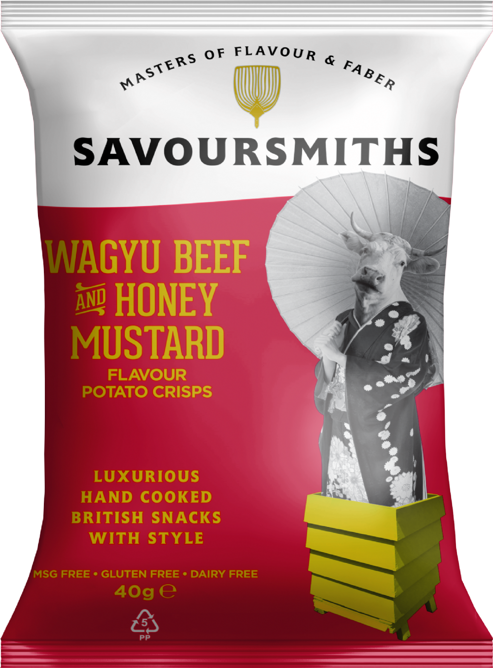 Savoursmiths Wagyu Beef & Honey Mustard Potato Crisps 40G
