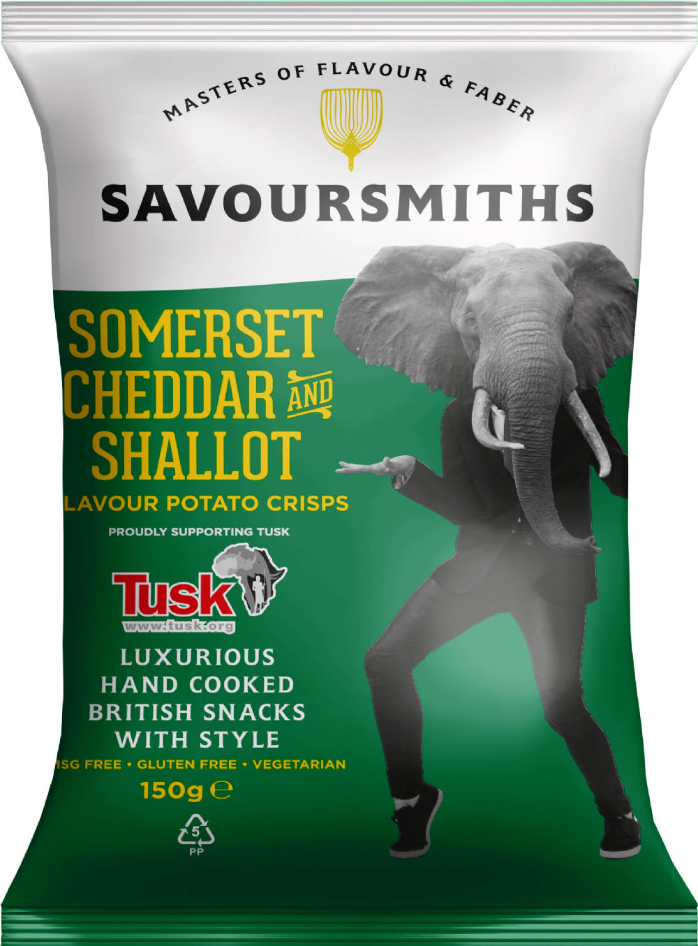 Savoursmiths Somerset Cheddar & Shallot Potato Crisps 150G