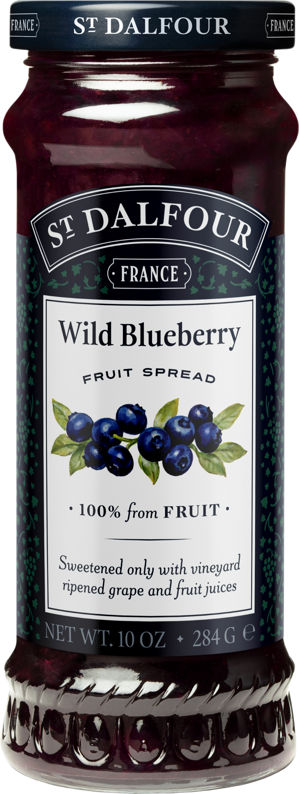 St Dalfour Wild Blueberry Fruit Spread 284G