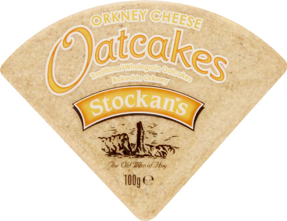 Stockan's Cheese Triangular Oatcakes 100G