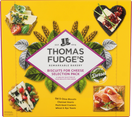 Thomas Fudge's Biscuits For Cheese Selection Pack 300G