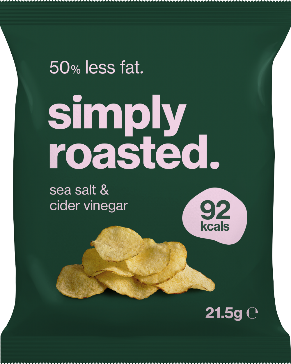 Simply Roasted Sea Salt & Cider Vinegar Crisps 21.5G