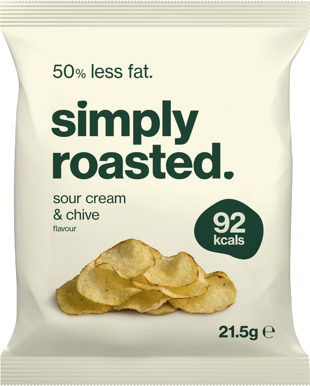 Simply Roasted Sour Cream & Chive Crisps 21.5G
