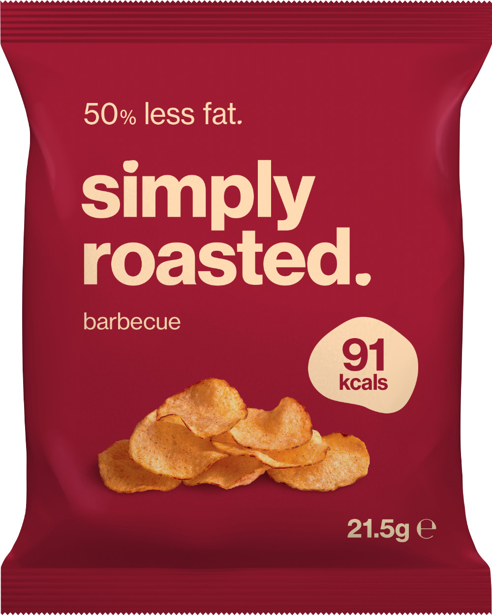 Simply Roasted Barbecue Crisps 21.5G