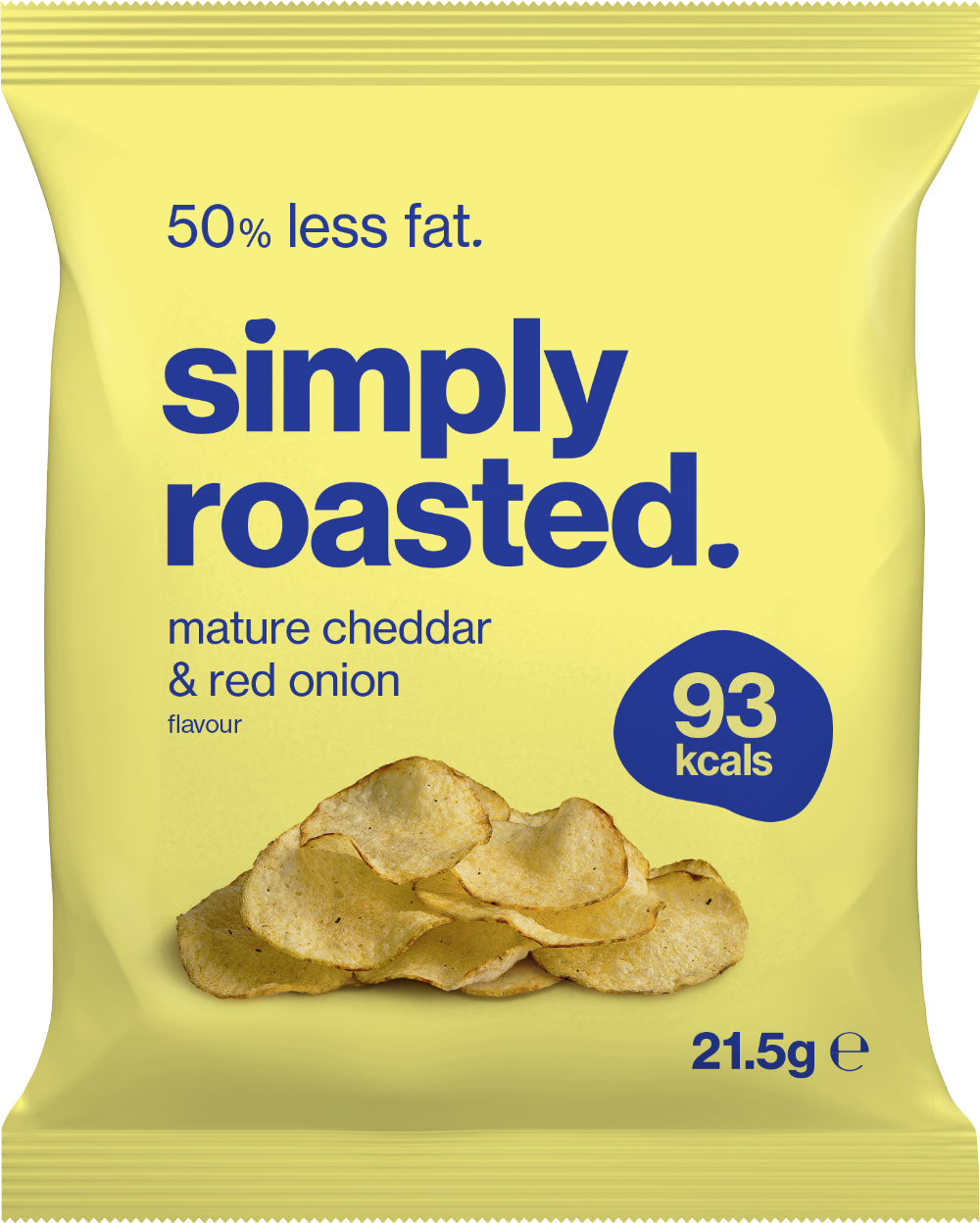 Simply Roasted Mature Cheddar & Red Onion Crisps 21.5G
