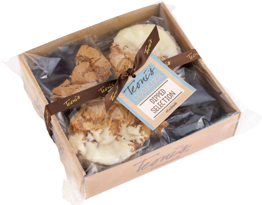 Teoni's Dipped Cookie Selection Box 400G