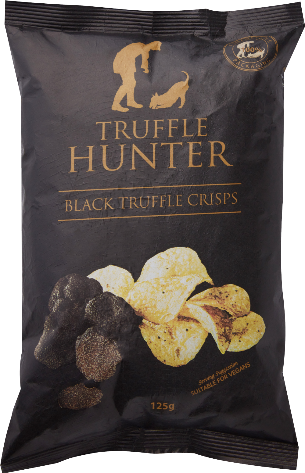 Truffle Hunter Black Truffle Crisps - Bag 125G