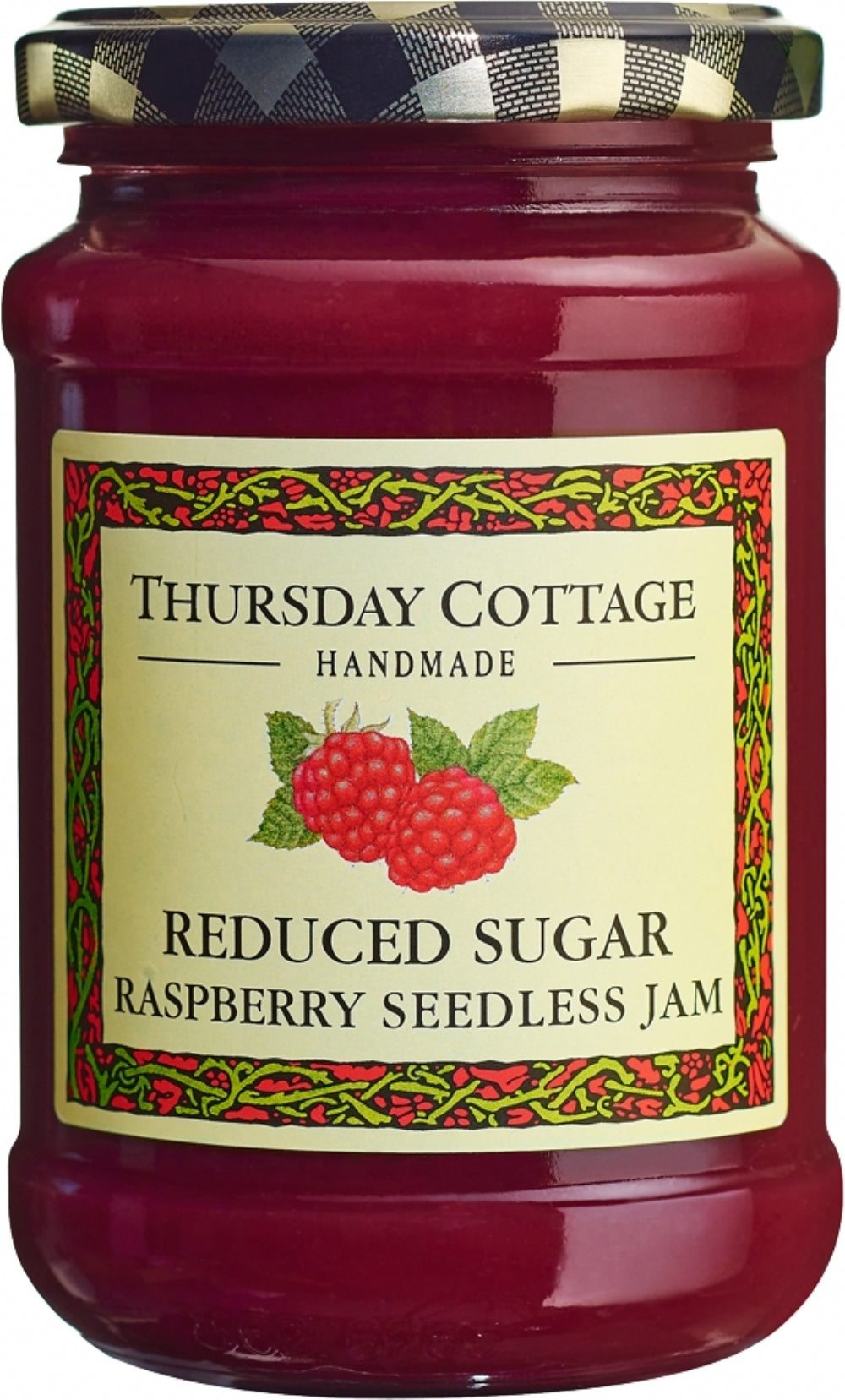 Thursday Cottage Reduced Sugar - Raspberry Seedless Jam 315G