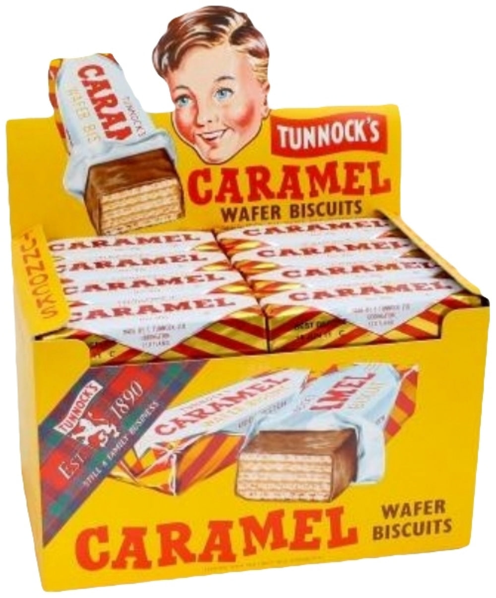Tunnock's Caramel Wafer 30G - Box of 48