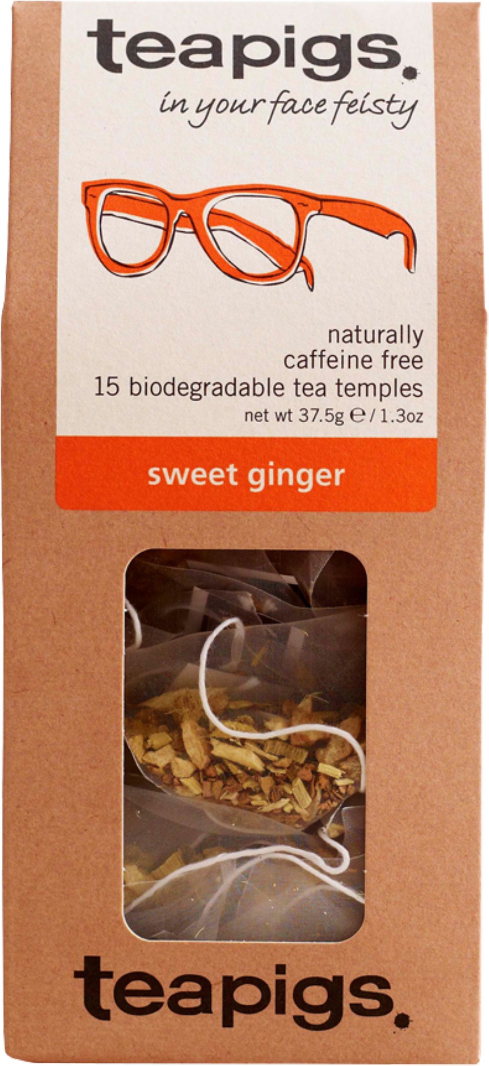 Teapigs 15 Sweet Ginger Tea Temples 37.5G