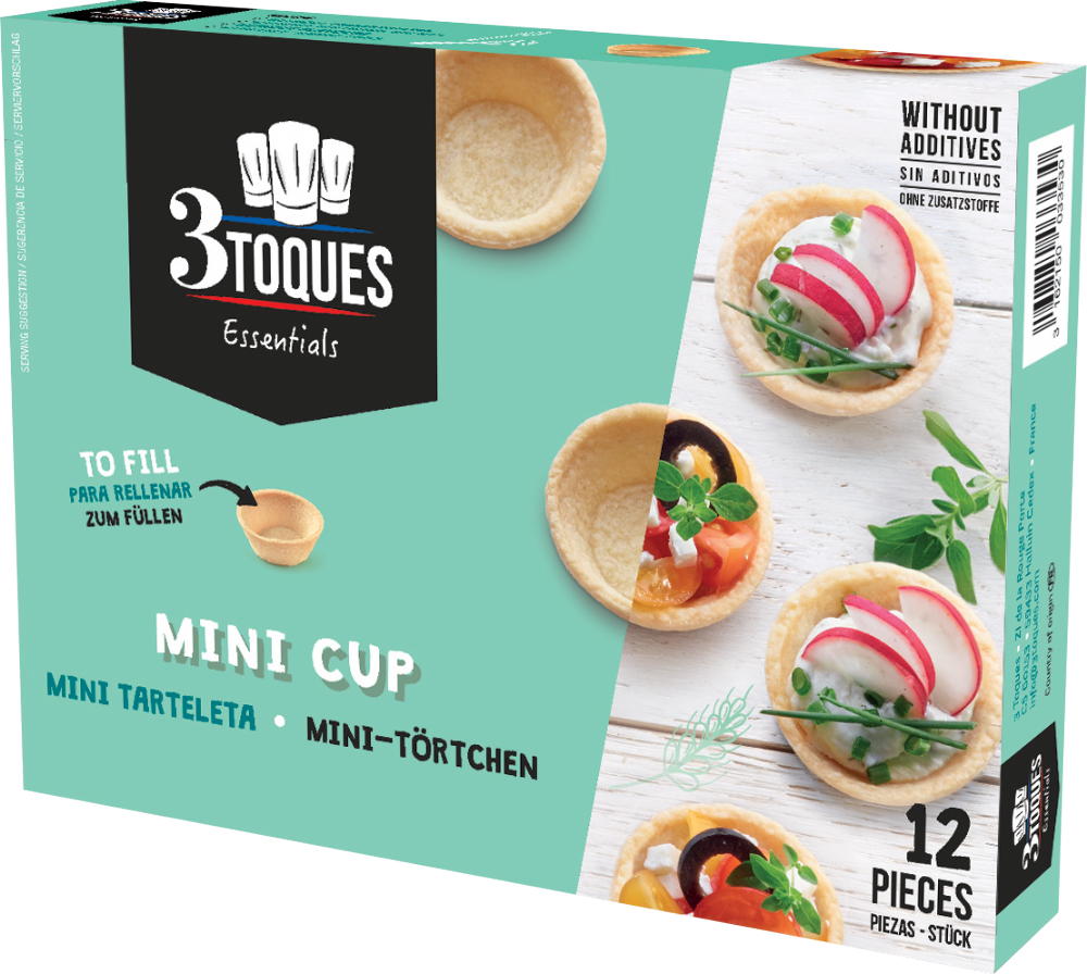 3 Toques 12 Mini Cups 72G