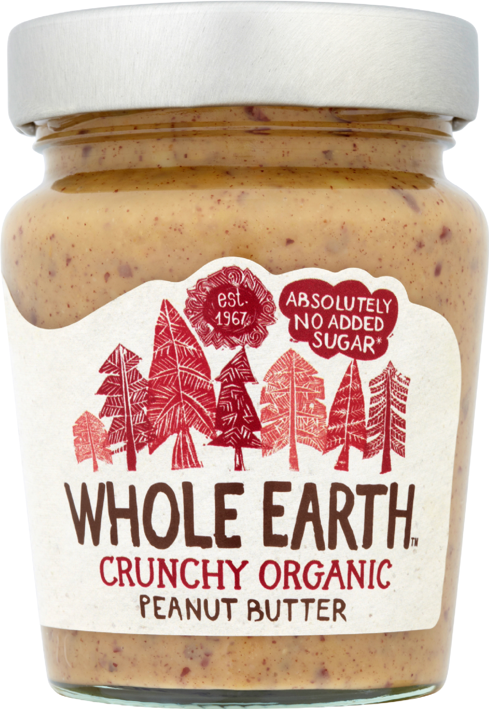 Whole Earth Crunchy Organic Peanut Butter 227G