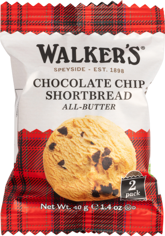 Walker's All-Butter Chocolate Chip Shortbread - Twin Pack 40G