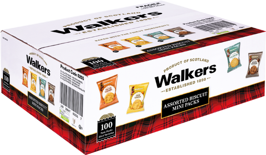 Walker's Assorted Twin Pack Biscuits 25G Pack of 100