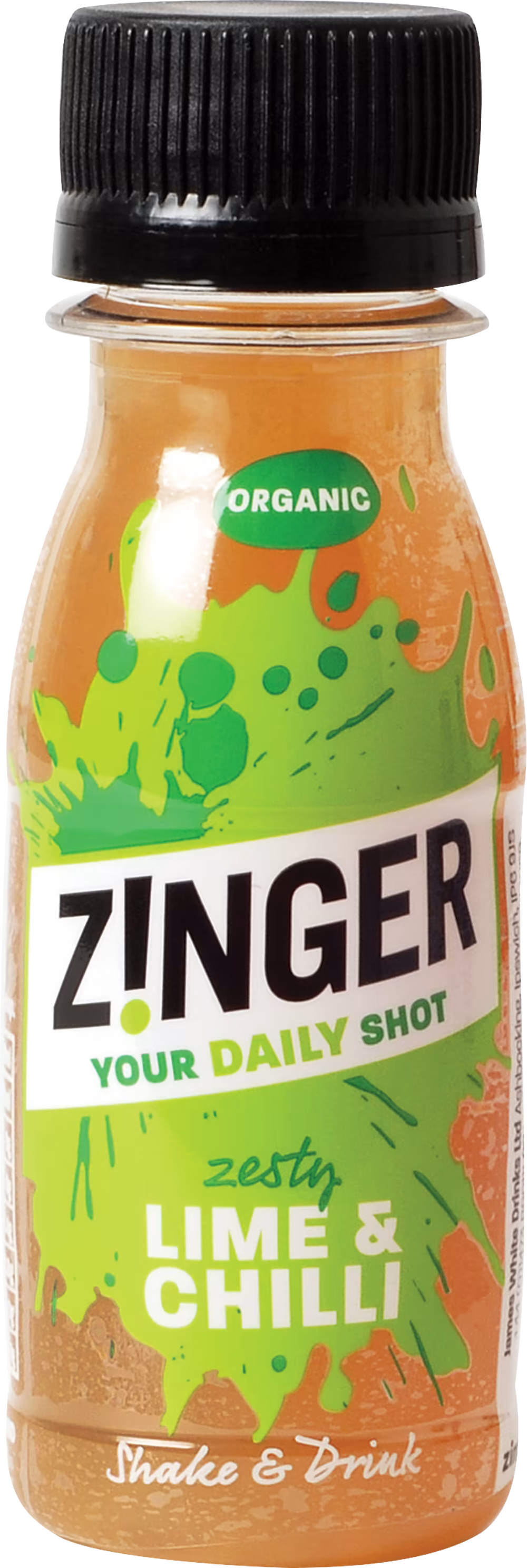 James White Zinger Organic Lime & Chilli Shot 70ml