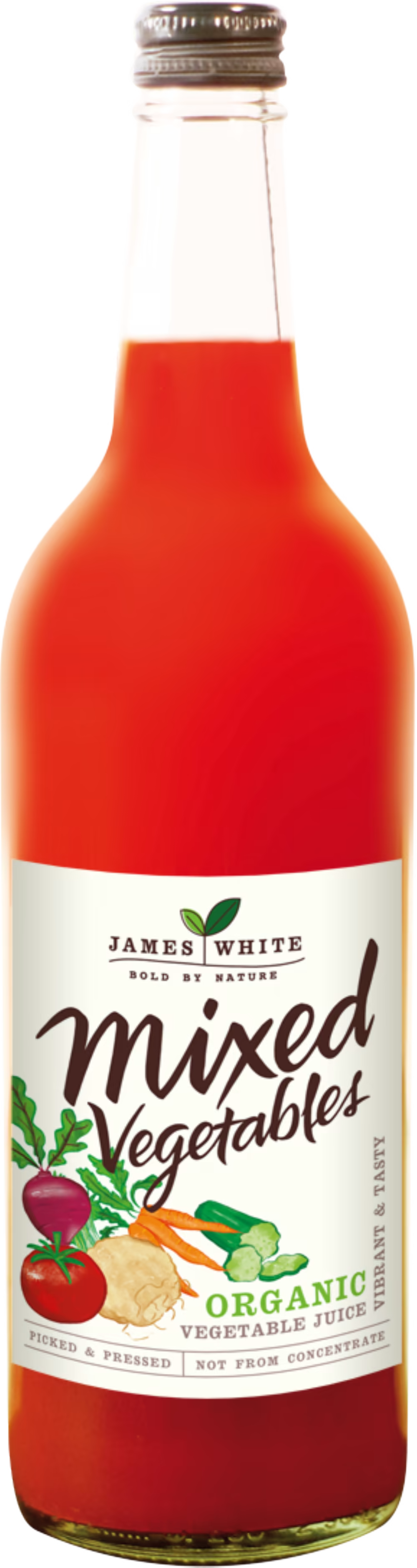 James White Organic Mixed Vegetable Juice 750ml