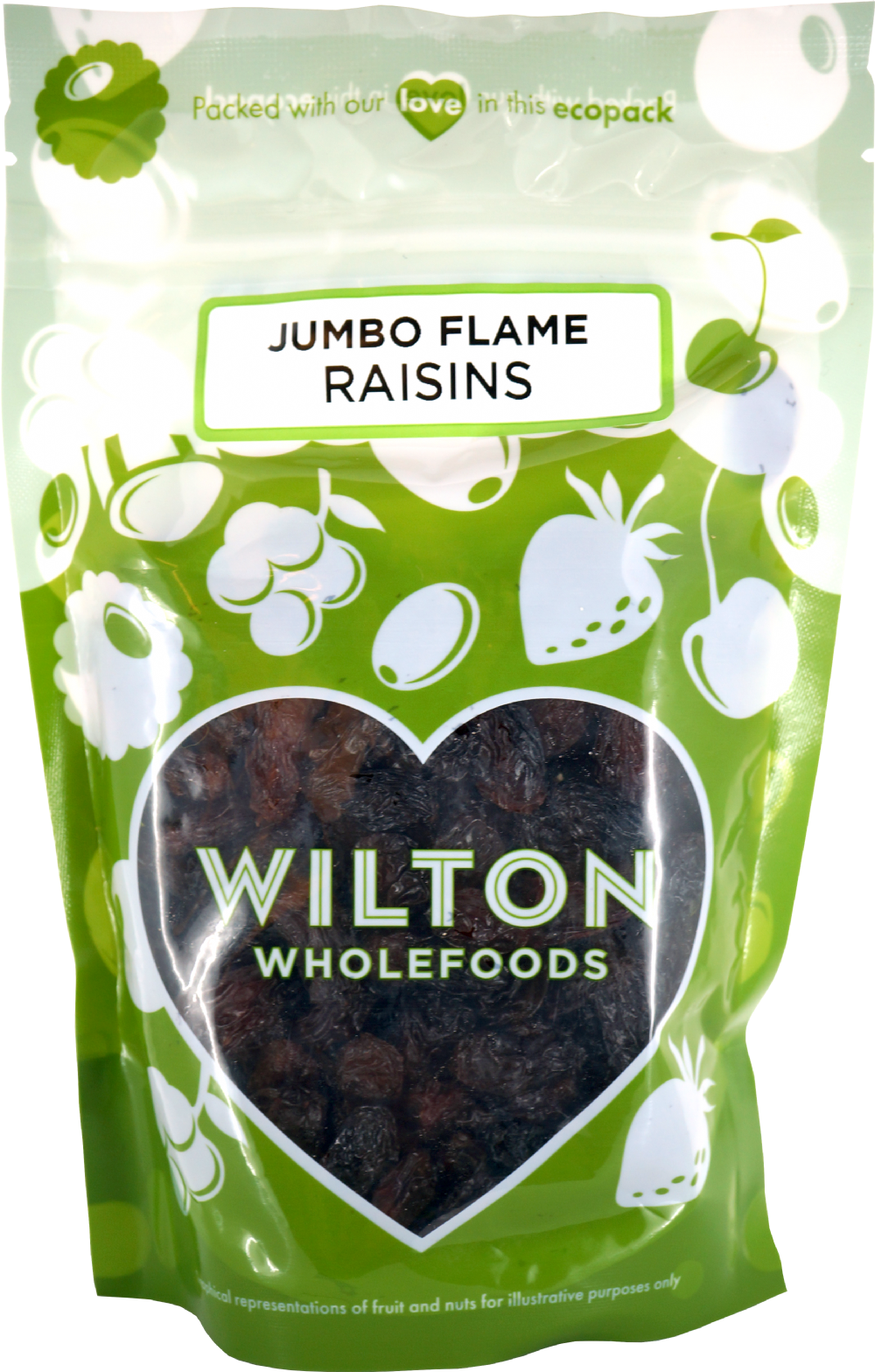 Wilton Wholefoods Jumbo Flame Raisins 250G