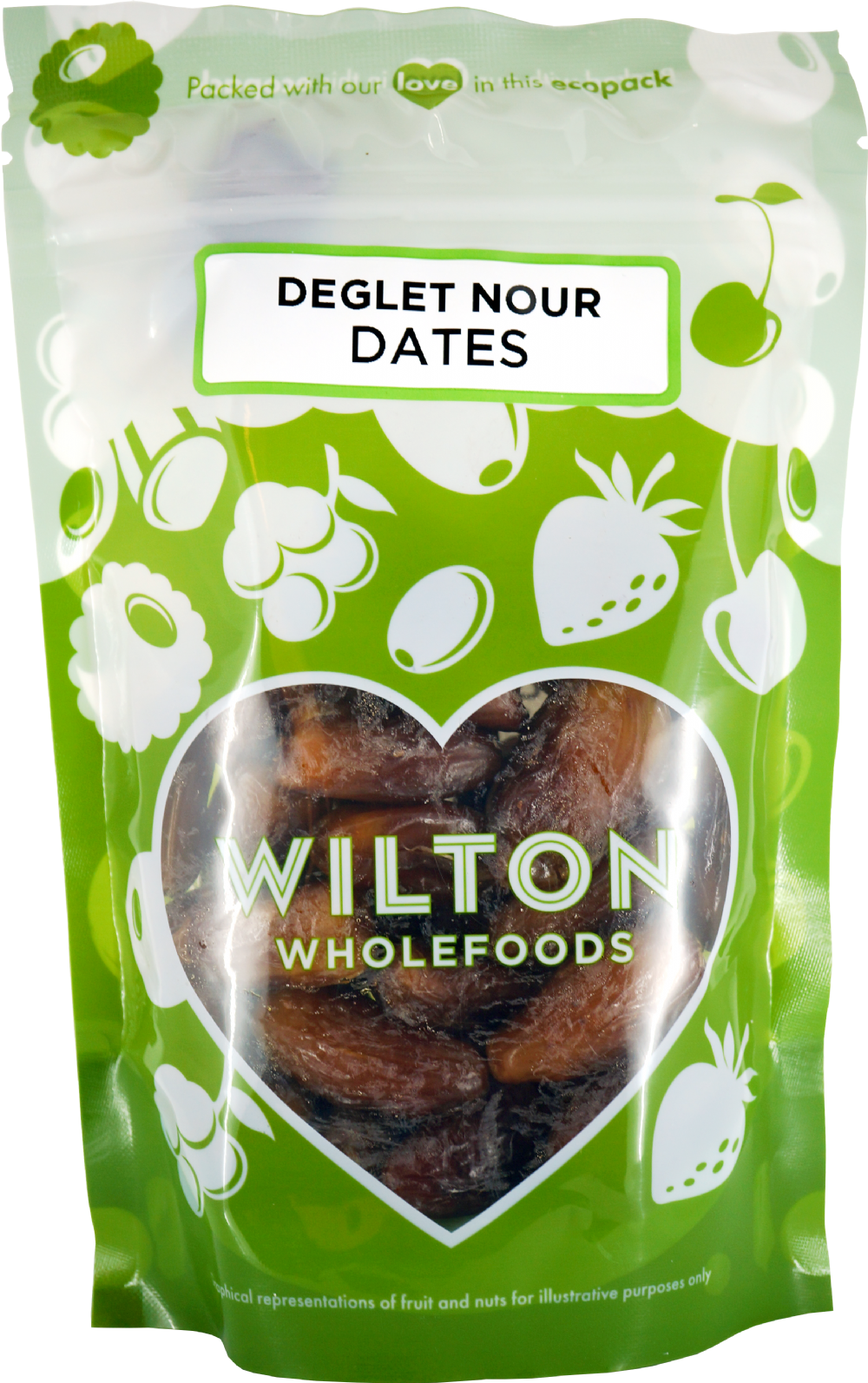 Wilton Wholefoods Deglet Nour Dates 250G