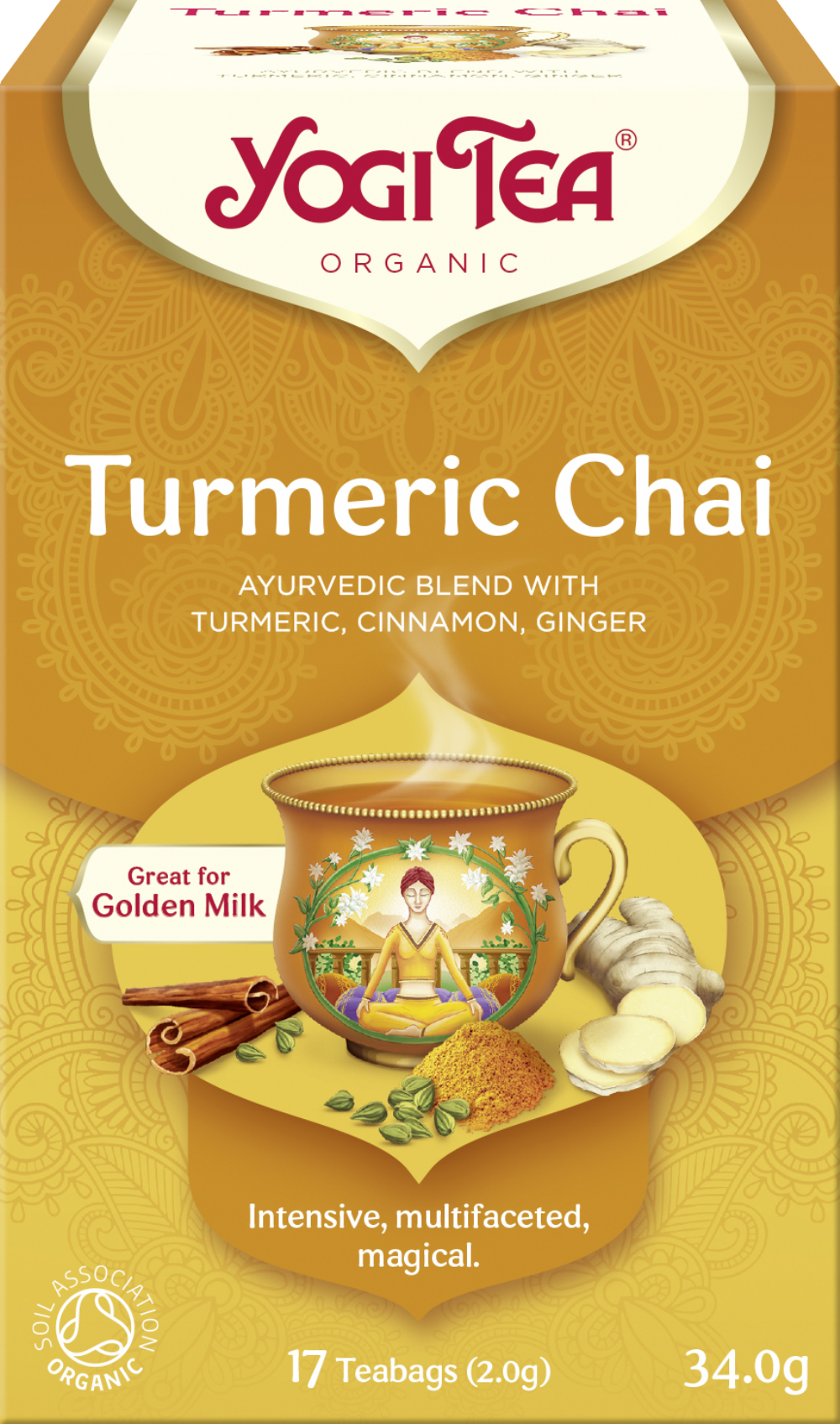 Yogi Tea Turmeric Chai - 17 Teabags 34G